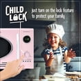 thumbnail image 4 of Nostalgia Retro Countertop Microwave Oven - Large 800-Watt - 0.9 cu ft - 12 Pre-Programmed Cooking Settings - Digital Clock - Kitchen Appliances - Pink, 4 of 6