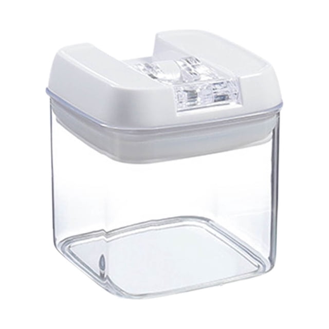 Bigersell Food Storage Containers with Lids Airtight Plastic Cereal Containers Stackable Kitchen Storage Dry Food Canisters for Kitchen Pantry Easy Open Canister A S