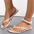 thumbnail image 1 of Gspmoly Slide Sandals Women, Women'S Casual Spring Beach Flip Flops with Studded Straps & Ruffled Detail - Comfortable Open-Toe Sandals In Multiple Colors, Sizes 36-45, 1 Pair Slippers for Women, 1 of 8