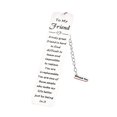 thumbnail image 1 of EGNMCR 2pcs Gadget Stainless Steel Ruler Bookmark Inspirational Text Metal Stationery Stainless Steel Bookmark, 1 of 2