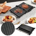 thumbnail image 1 of Grill Indoor Outdoor Barbecue Grill High Heat Cooking Grill For Kitchen Camping Dishwasher Compact Design, 1 of 9