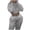 Grey, variant on Fgnfyis Women's Fashion Outfits for Women Tracksuit Hoodies Sweatshirt and Sweatpants Casual Sports 2 Piece Set Sweatsuits Sets for Women 2 Pieces Women's Trousers Suit Black M
