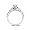 thumbnail image 3 of 2 1/15ct Diamond Engagement Ring With Matching Wedding Band 14K White Gold, 3 of 4
