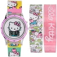 thumbnail image 1 of Montre digitale Hello Kitty pour enfants avec 2 bracelets interchangeables, 1 of 3