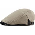 thumbnail image 3 of LinYooLi Newsboy Cap Spring Summer Sun Hat Adjustable Solid Ivy Flat Cap Men Women Beret Breathable Cotton Beret Hat, 3 of 7