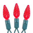 thumbnail image 4 of Novelty Lights 70 Light C6 LED Christmas Mini Light Set, Commercial Grade Outdoor String Lights, Red, Green Wire, 24 Feet, 4 of 7
