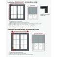 thumbnail image 3 of Olivia Stone Cordless Zebra Roller Blinds, Day and Night Sheer Blinds, White 19"W x 84"L, 3 of 5