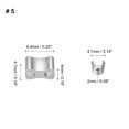 thumbnail image 2 of Unique Bargains Silver Zipper Slider Retainers (30 Sets), 2 of 6