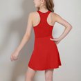 thumbnail image 3 of Diufon Robe de Tennis pour Filles Enfants Sans Manches Dos Nageur Robe de Golf Été Décontractée École Ligne A Robes de Sport, 3 of 9