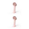 thumbnail image 2 of Decodeary Handheld Fan Rechargeable Adjustable Portable Summer Personal Cooling Device Phone Holder Face Travel Office Cooler Pink 2Set, 2 of 6