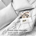 thumbnail image 3 of Bare Home Goose Down Alternative Comforter Set - 2 Piece Set - Twin/Twin XL, Cloud Gray, 3 of 7