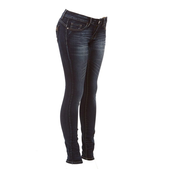 COVERGIRL Jeans Moulants Rehausse-Fesses pour Femmes, Bleu Minuit, Plus 16W