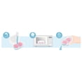 thumbnail image 2 of Philips Avent Ultra Air Pacifier 18m+, Various Colors, 2 pack, SCF349/16, 2 of 4