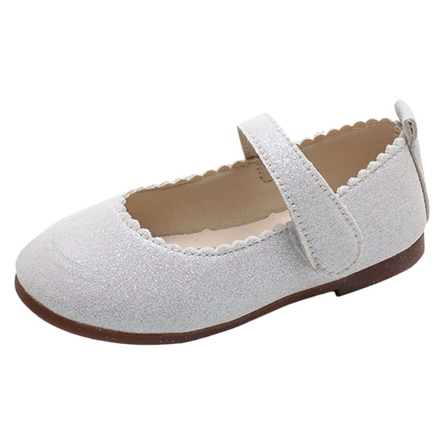 Xuewenshw Girls Sandals Solid Color New Pattern Fashion Lightweight Flat Bottom Comfortable Hook Loop Shoes Baby Sandals