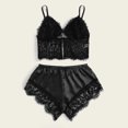 thumbnail image 4 of LSLJS Femmes Élégant Mode Aguichant Imprimé Lingerie Satin Tenue de Nuit Pyjama, Robes de Nuit Aguichant pour Femme, 4 of 7
