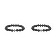 thumbnail image 1 of Redempat Fashionable And Comfortable To Wear Unisex Beaded Bracelets For Everyday Chic volcanic stone 2Set, 1 of 6