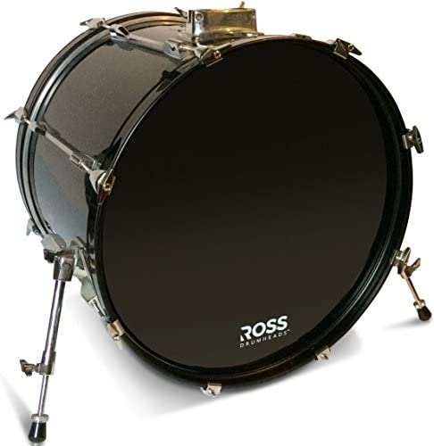 ROSS RDR Black Resonant Bass Drumheads (22 inch)