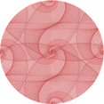 thumbnail image 1 of Ahgly Company Tapis d'Intérieur Ronds Transitionnels Pastel Rose Lavables à la Machine, 7 Pieds Rond, 1 of 7
