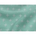 thumbnail image 4 of oneOone Viscose Jersey Fabric Plus Sign Kasuri Decor Fabric Printed BTY 60 Inch Wide, 4 of 5