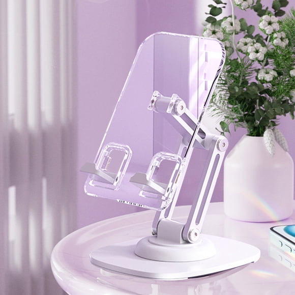 2024 New Rotating Lazy Live Catching Up Drama Support Bracket Portable Multifunctional Folding Lift Mobile Phone Desktop Car Home