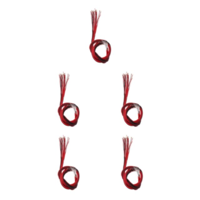 Maytalsory 10/Set Train LED Light Fairy Garden Lamp Post 3V Lawn yellow wire length 30cm 5Set