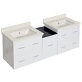 thumbnail image 1 of Imaginations Américaines 61,5 pouces W Vanity Set Blanc, 1 of 1