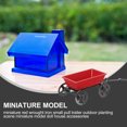 thumbnail image 3 of Chariots de Jardin Miniatures en Fer, Remorque Miniature d'Extérieur, Ornement, Accessoires pour Mini Maison, 3 of 8
