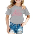 thumbnail image 1 of FhsagQ le 7 Juillet T-Shirt Décontracté pour Enfants à Imprimé, Col Rond, Manches Courtes, T-Shirt pour Tout-Petites Filles Printemps le 7 Juillet T-Shirts 2T Pâques T-Shirt d'Été pour Tout-Petite Fille Gris 12-13 Ans, 1 of 4