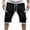 Black, variant on FcBaudy Mens Shorts, Shorts Men Men's Casual Solid Color Casual Drawstring Pockets Elastic Sports Shorts Men Pants