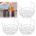 thumbnail image 1 of Iodue Rack 3pcs Canning Rack Stainless Steamer Canning Jar Rack With Silicone Handle Canner Rack Canning Kit For Regular Wide Mouth Mason Jars Jars, 1 of 4