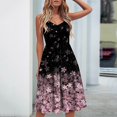 thumbnail image 2 of TJAZFJPA Robes Formelles pour Femmes Mariage Été Sans Manches Décontractée Imprimée Robe de Soirée Élégante Longue Robe de Soirée Noire pour Femmes, 2 of 4