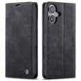 thumbnail image 2 of CaseMe Leather for iPhone 17 Case, Flip Wallet Leather Case with Card Holder Magnetic Closure Shockproof Kickstand Protective Phone Cases Cover for iPhone 17,Black,For iPhone 17, 2 of 12