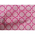 thumbnail image 4 of oneOone Organic Cotton Voile Fabric Quatrefoil Block Print Fabric BTY 42 Inch Wide, 4 of 4