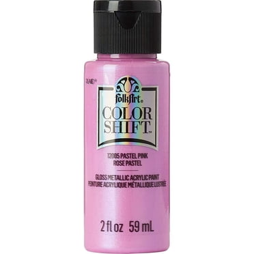 FolkArt changement de couleur peinture acrylique, (59 ml), rose pastel