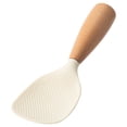 thumbnail image 1 of Cuillère à Riz en Silicone de Qualité Alimentaire avec Manche en Bois, Cuiseur à Riz Antiadhésif, 1 of 3