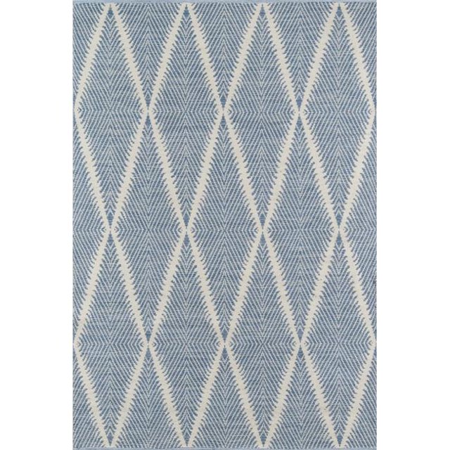 Erin Gates RIVERRIV-1DNM2380 2 ft. 3 in. x 8 ft. River Riv-1 Hand Woven Runner Rug - Denim