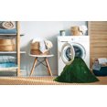 thumbnail image 2 of Ahgly Tapis Rectangulaire Lavable en Machine Intérieur Transitionnel Vert Forêt Foncé, 7 Pieds x 9 Pieds, 2 of 7