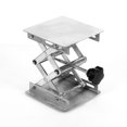 thumbnail image 2 of Manual Lifting Table, Stainless Steel Lifting Platforms Laboratory Lift 100X100mm Laboratory Crane Table, Stand Rack Physical For Industry, 2 of 8