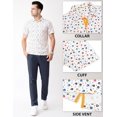thumbnail image 4 of Polos de Golf pour Hommes à Manches Courtes, Évacuation de l'Humidité, Coupe Sèche, Motifs Imprimés, Polo de Performance à Col, Polos de Golf pour Hommes, 4 of 6