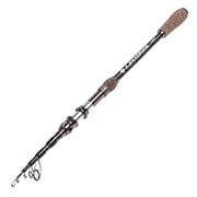 Amdohai 1.8m / 2.1m / 2.4m / 2.7m Telescopic Carbon Fishing Rod Ultralight Travel Sea Fishing Rod Pole with Cork Handle
