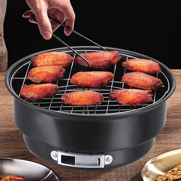Portable Charcoal Grill,Folding Camping Stove with Nonstick Griddle for Outdoor Cooking,Picnics,Tailgating,and Backyard BBQs,Alloy Material,SouMaox