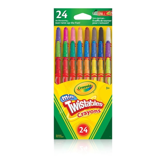 Mini crayons de cire Twistables, 24 ct