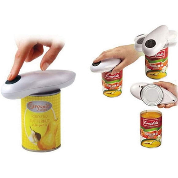 Electric Can Opener, Smooth Edge Can Opener, for Women, Senior with Arthritis