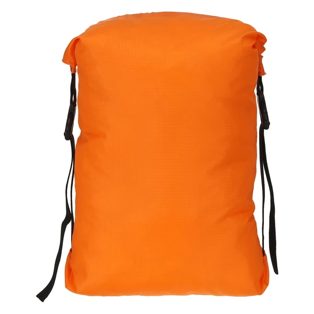Unique Bargains Sac de Compression, Sac de Rangement Imperméable Format P pour Sac de Couchage pour la Randonnée, Orange