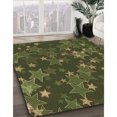 thumbnail image 3 of Ahgly Tapis Rectangulaire Lavable en Machine Intérieur Transitionnel Vert Forêt Foncé, 2 Pieds x 5 Pieds, 3 of 7