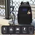 thumbnail image 4 of KTTECTOA Fashionable and Versatile Backpack Large Capacity Backpack Solid Color Student Office Worker Travel Backpack Women's Ins Backpack High End Bag Clearance Room Decor Canada Days, 4 of 8