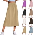 thumbnail image 1 of Sentmoon Jupe Longue pour Femmes Taille Haute Jupe-Short Tendance Coupe Régulière Jupes de Tennis pour Voyage et Vacances TP-L2, 1 of 7