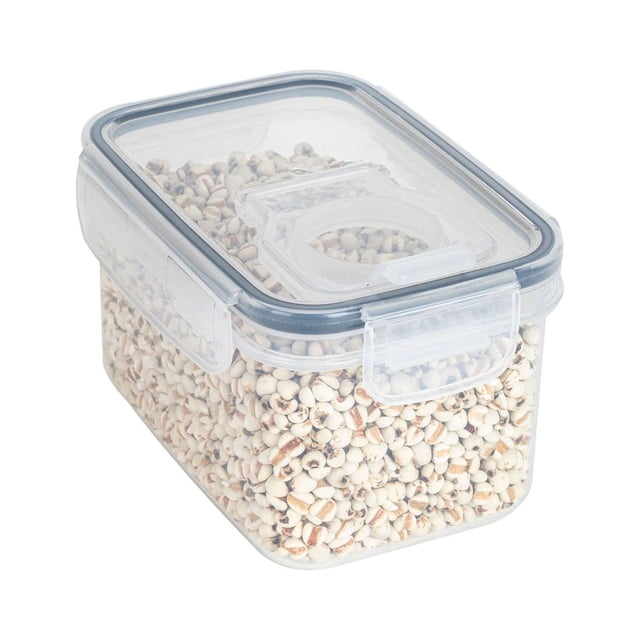 Lisbinx Transparent Plastic Storage Tank Vacuum Moisture Proof Fresh-keeping Storage Storage Sealed Tank,Kitchen Sealed Jar With Lid Moisture Fresh-keeping Box