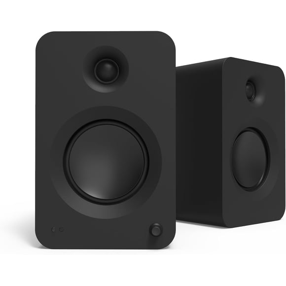 Kanto REN 200W Powered Speaker System with HDMI ARC Input for TV & Home Theater | USB-C and Bluetooth 5.3 | High/Low Pass Filter | Pair | Matte Black