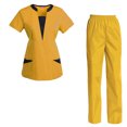 thumbnail image 1 of Women's Scrubs Set Scrub Top and Pants Scrubs Set, 1 of 3